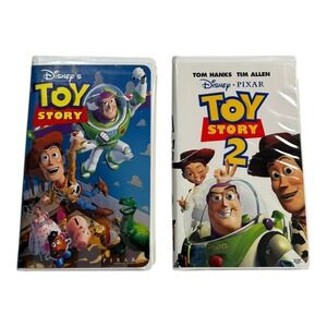 Disney Pixar‎ Toy Story VHS Tapes Lot Toy Story 1 and Toy Story 2